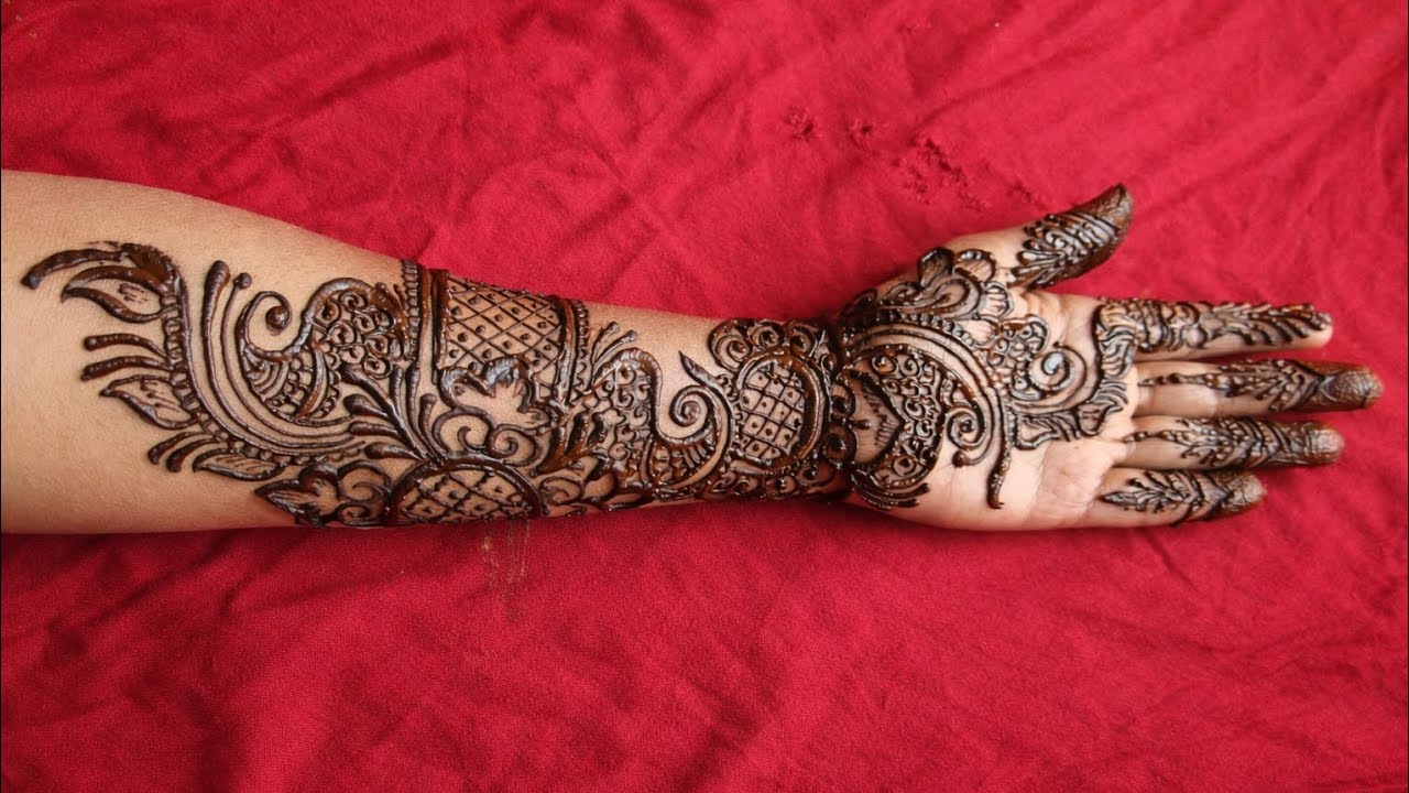 Full hand flower mehndi design| Beautiful mehndi design| Mehndi ka design||..