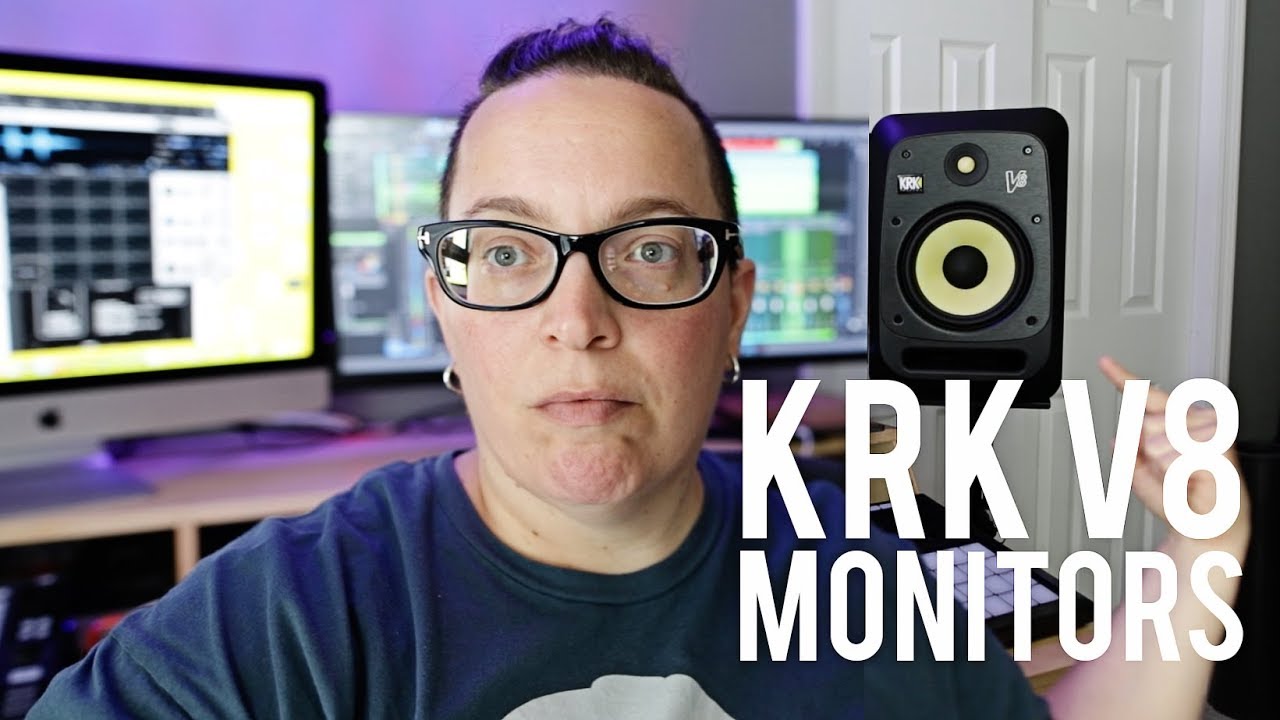 KRK V8 V Series Monitors S4 | Beat making Studio Speakers Review