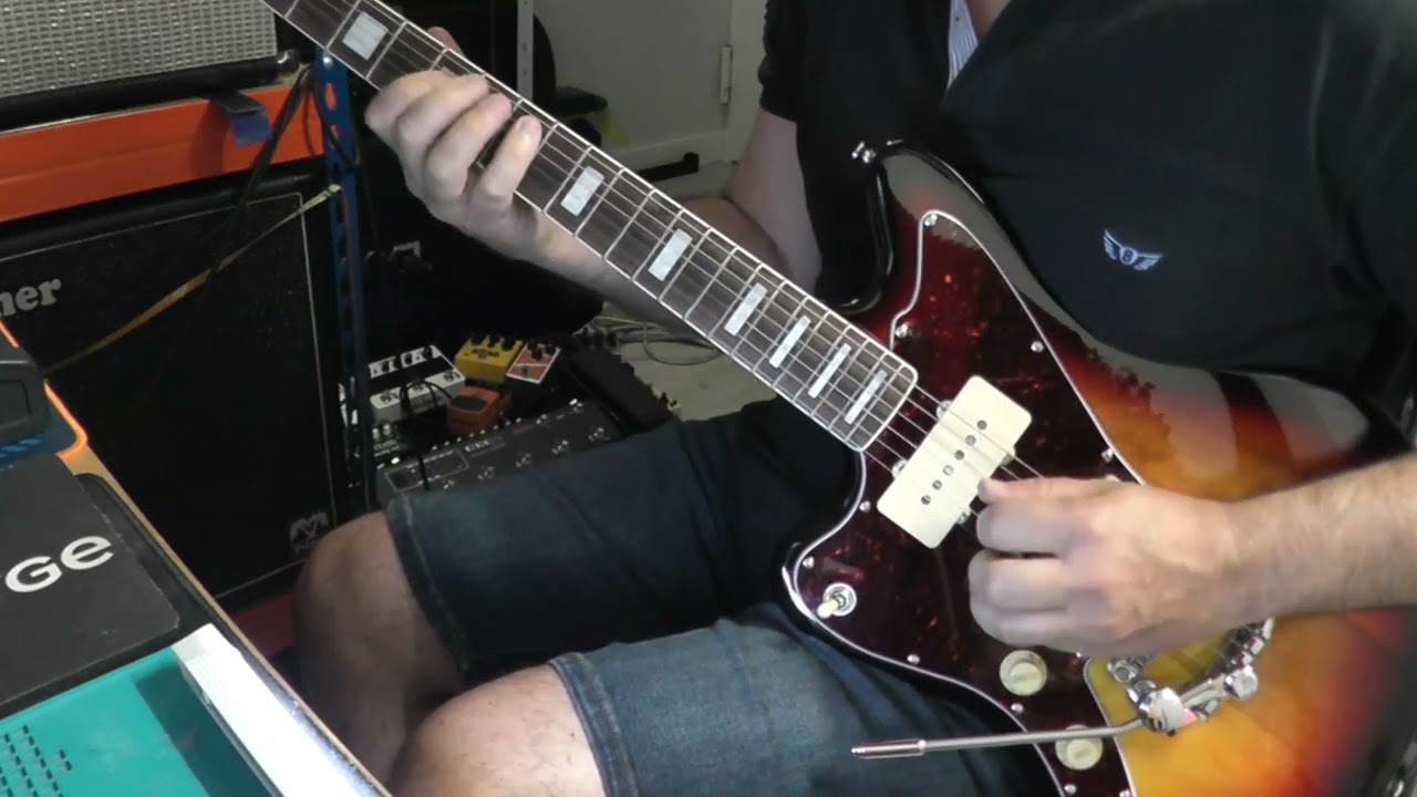 Harley Benton JA-60LH SB Vintage Series - Modded - Blues