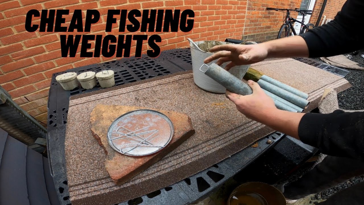 How To Make Cheap Fishing Weights - For Rough Ground Reef and Wreck Fishing