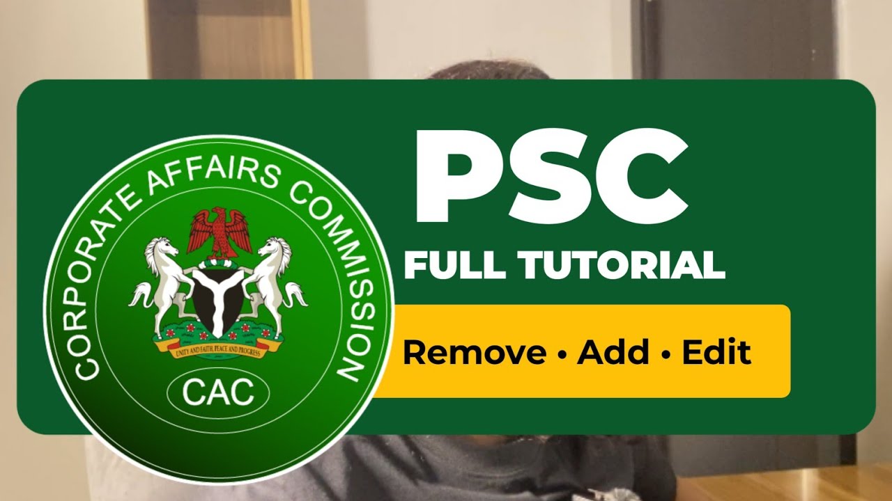 Как добавлять, удалять и исправлять данные PSC на портале CAC (полное пошаговое руководство)
