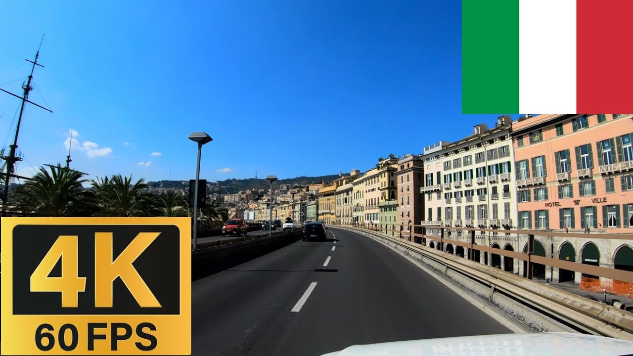 🚗 Driving in GENOA | ITALY 