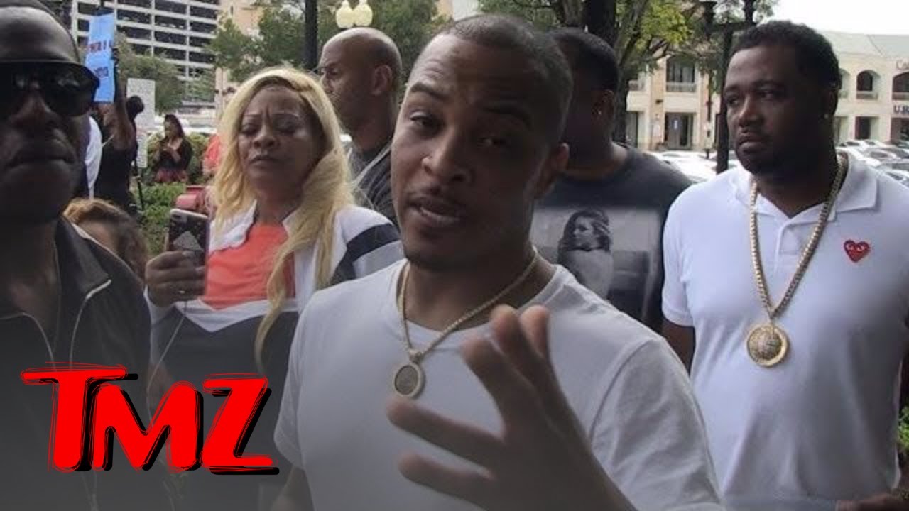 T.I. Leads Protest Against Houston's Restaurant, They Discriminate Against African Americans | TMZ