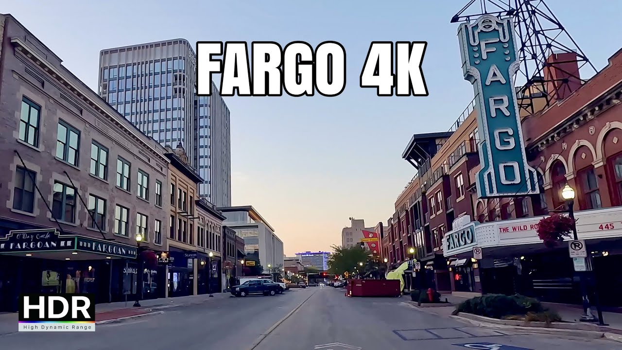 Fargo Driving Tour 4K North Dakota