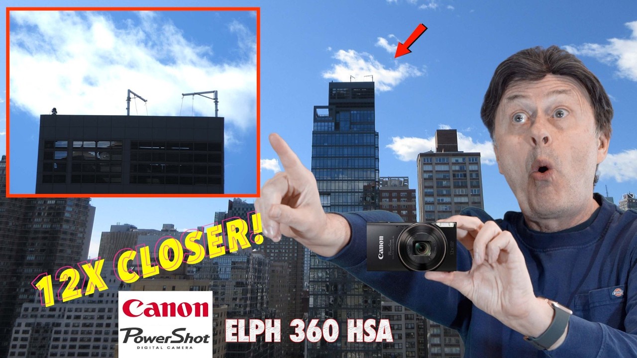 Карманный зум-объектив 2026 года! Canon ELPH 360 HSA... Насколько он хорош?