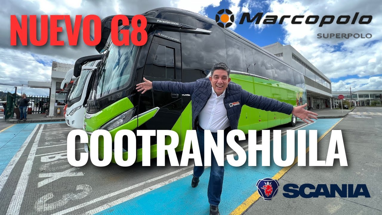 Nuevo Marcopolo Paradiso 1200 G8 de Cootranshuila #scania #marcopolo #cootranhuila