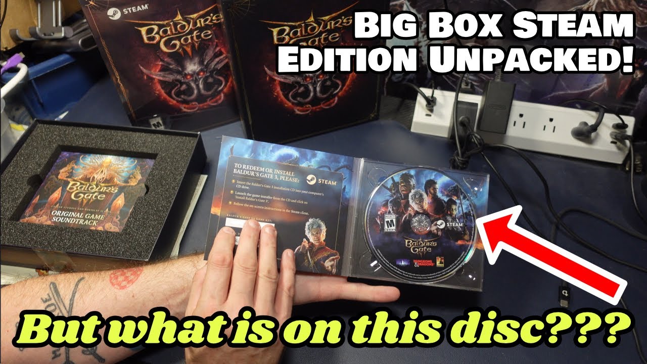 Baldur's Gate 3 DELUXE Big Box UNBOXED (Steam Edition)