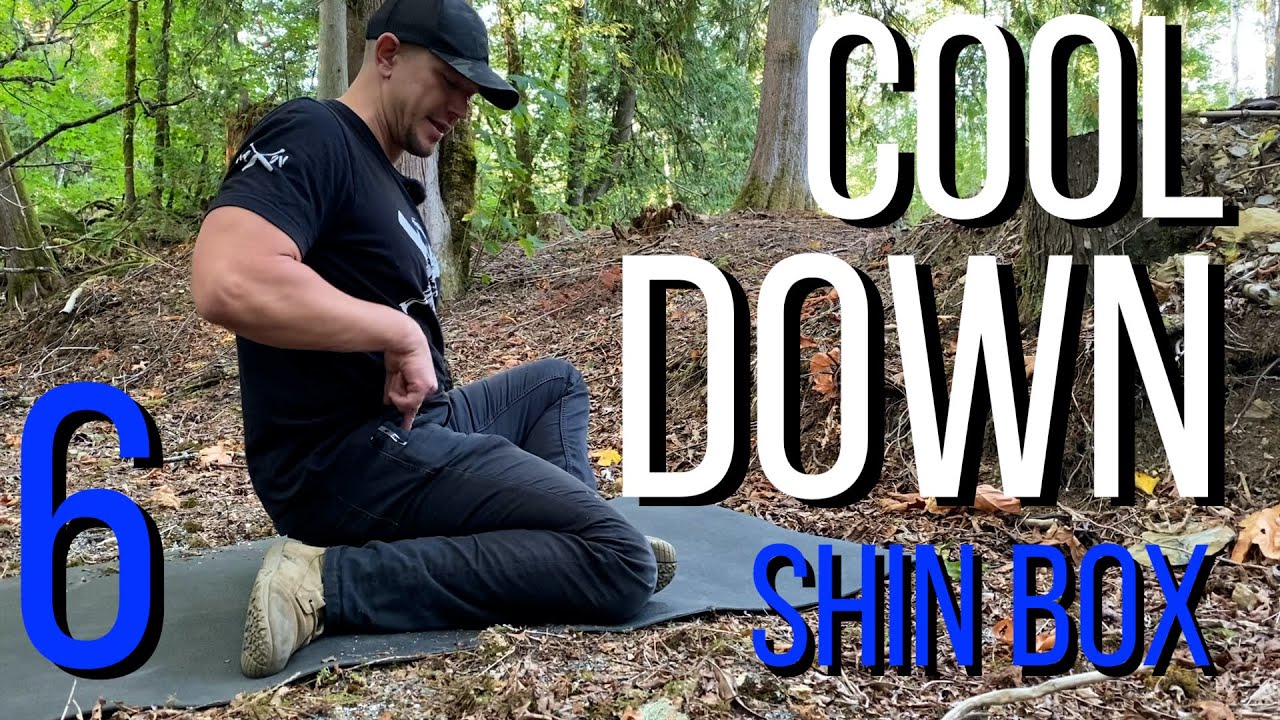 Cool Down 6 - Static Shin box  - Everyone should do it, but it can be specific to Jujitsu Athletes