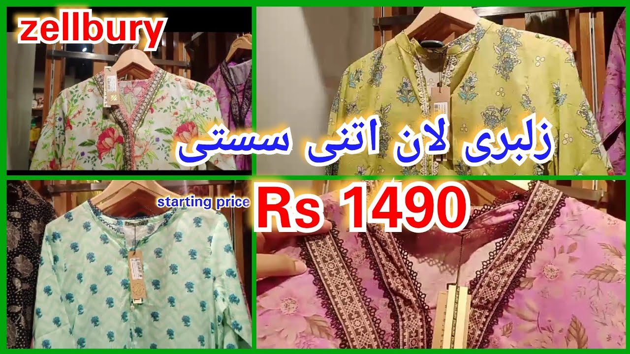 Zellbury Collection starting price only Rs 1490😱 | Zellbury summer collection😍 | @IQZA-Zeeevlogs