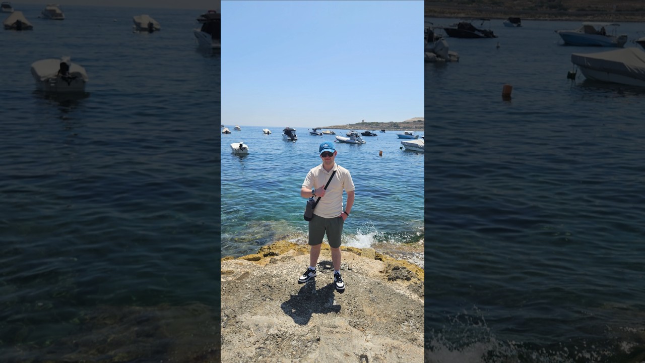 The Sea at St Paul's Bay, Malta 🌊 #malta #stpaulsbay #mediterranean