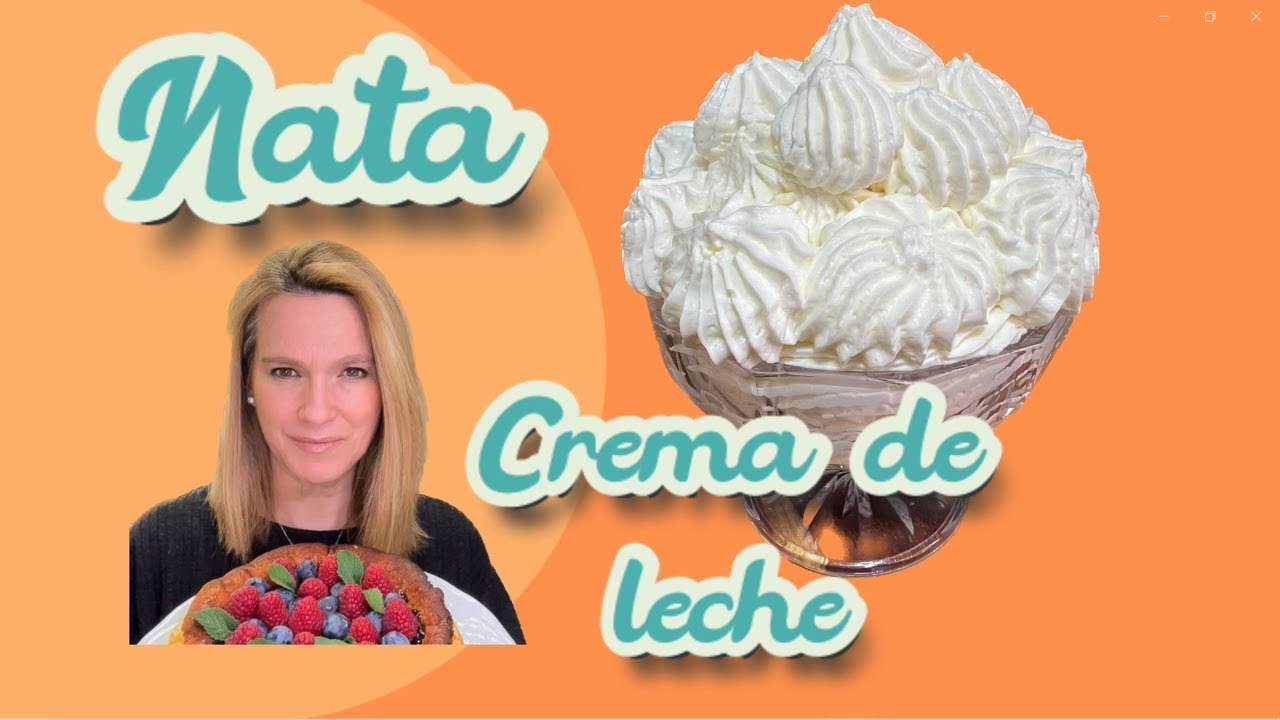 🥰NATA, CREMA DE LECHE O CREMA PARA BATIR ¡¡Insuperable para tus postres!! Aprende a elegir la mejor