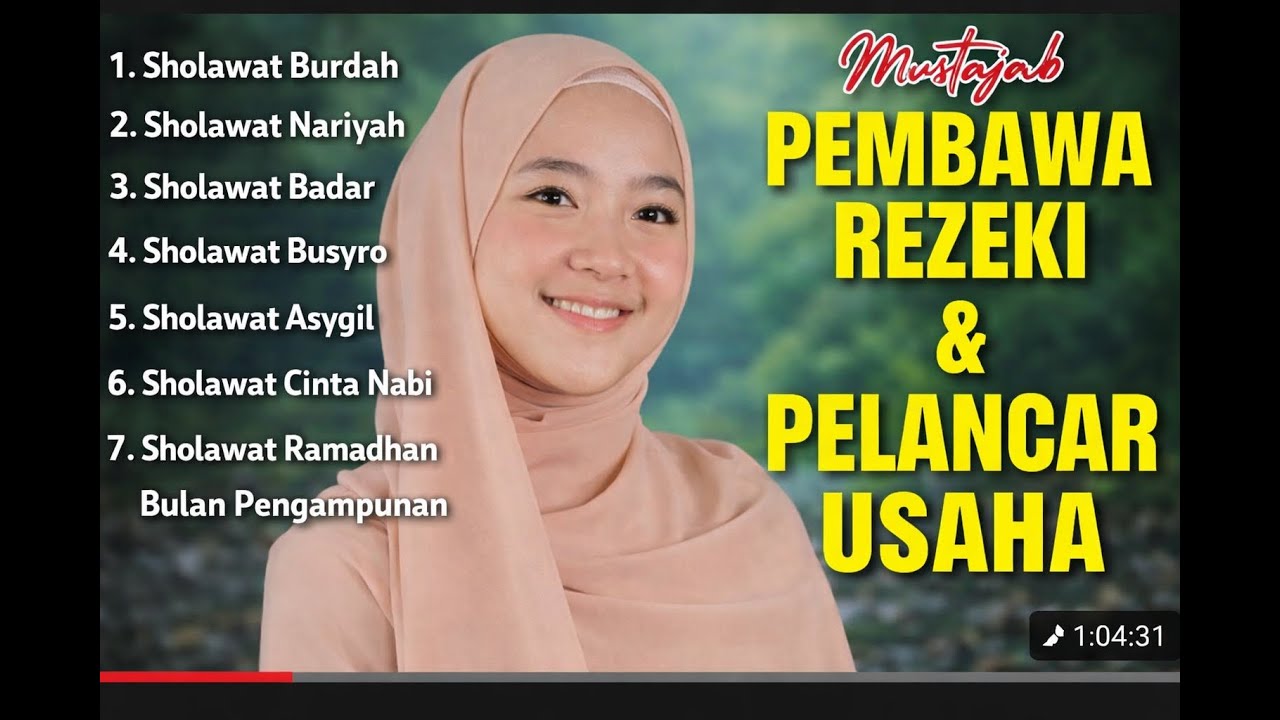 Sholawat Pembawa Rezeki & Pelancar Usaha | Burdah, Nariyah, Badar | Mustajab & Menenangkan Hati
