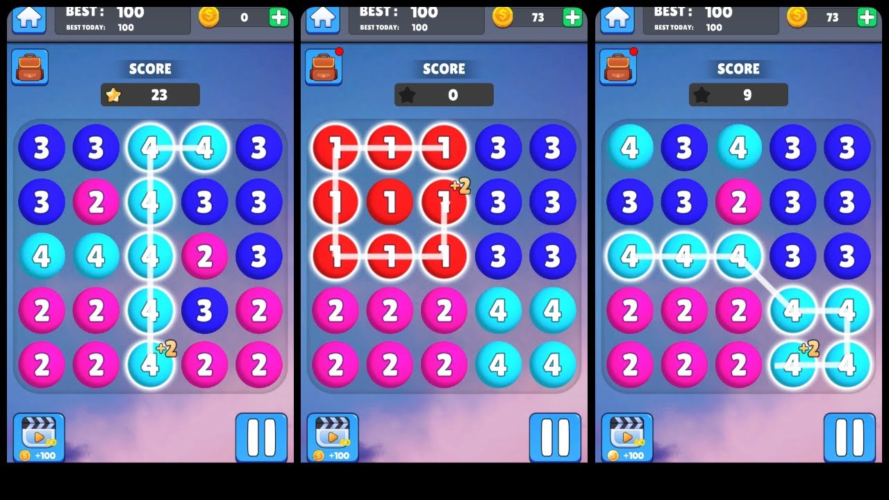 Pop It - Merge Number Bubbles Game Gameplay Android Mobile