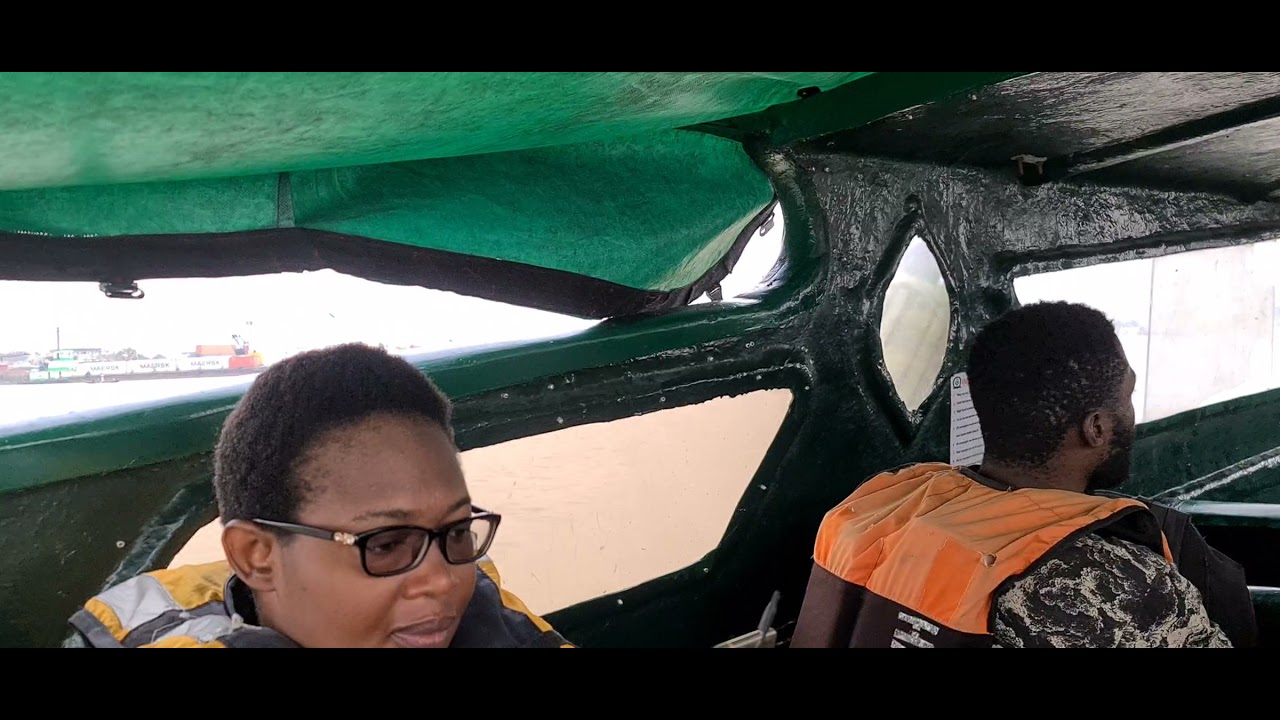 Trip from CMS Marina Terminal to Ikorodu Ferry Terminal, Lagos, Nigeria. 