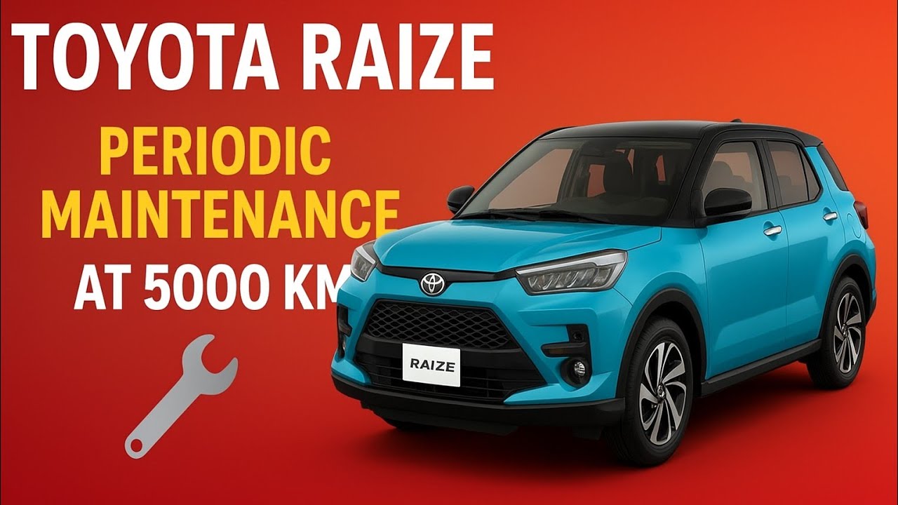 Toyota Raize Periodic Maintenance with all costs (14 Oct 2025)