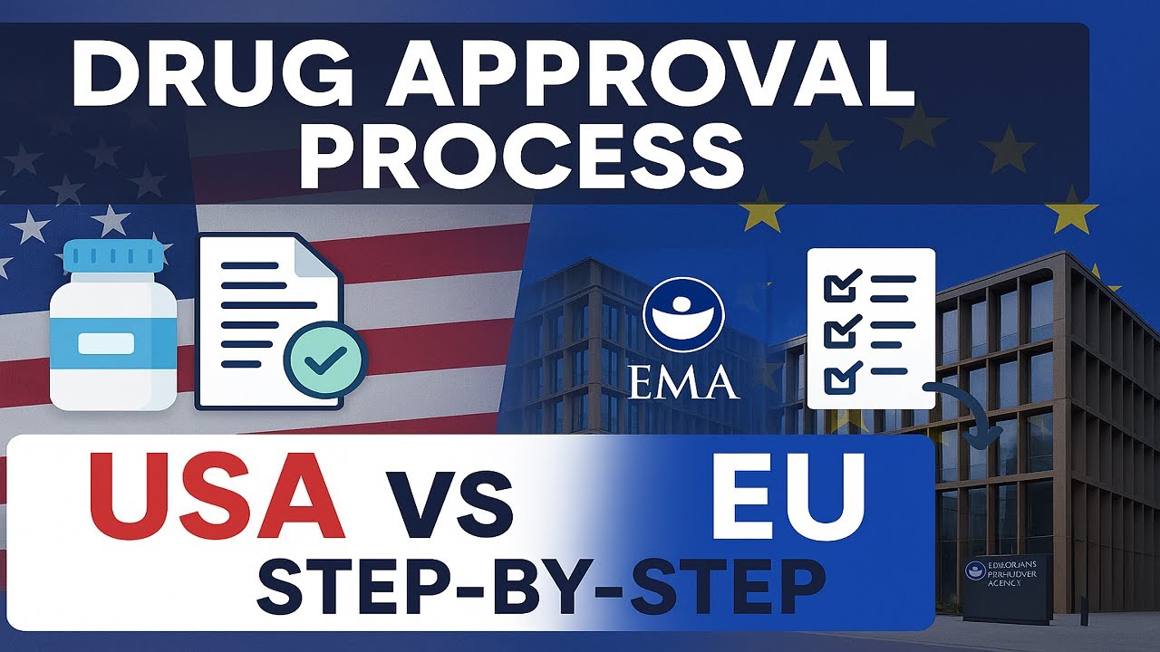 Drug Approval Process in USA & EU | Step-by-Step FDA & EMA Pathway Explained