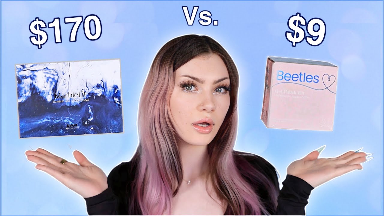 $170 vs. $9 Marble Gel Polish Kit