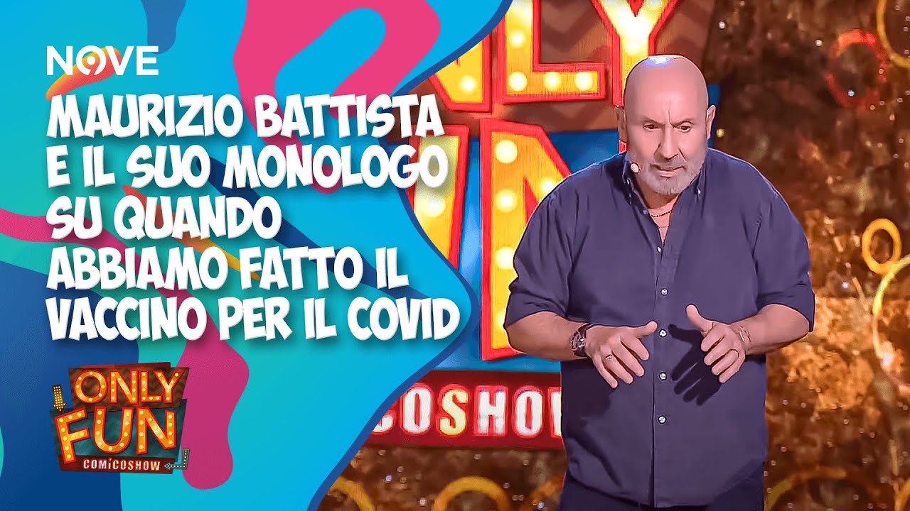 Maurizio Battista e il suo monologo su quando abbiamo fatto il vaccino per il COVID 😂| ONLY FUN