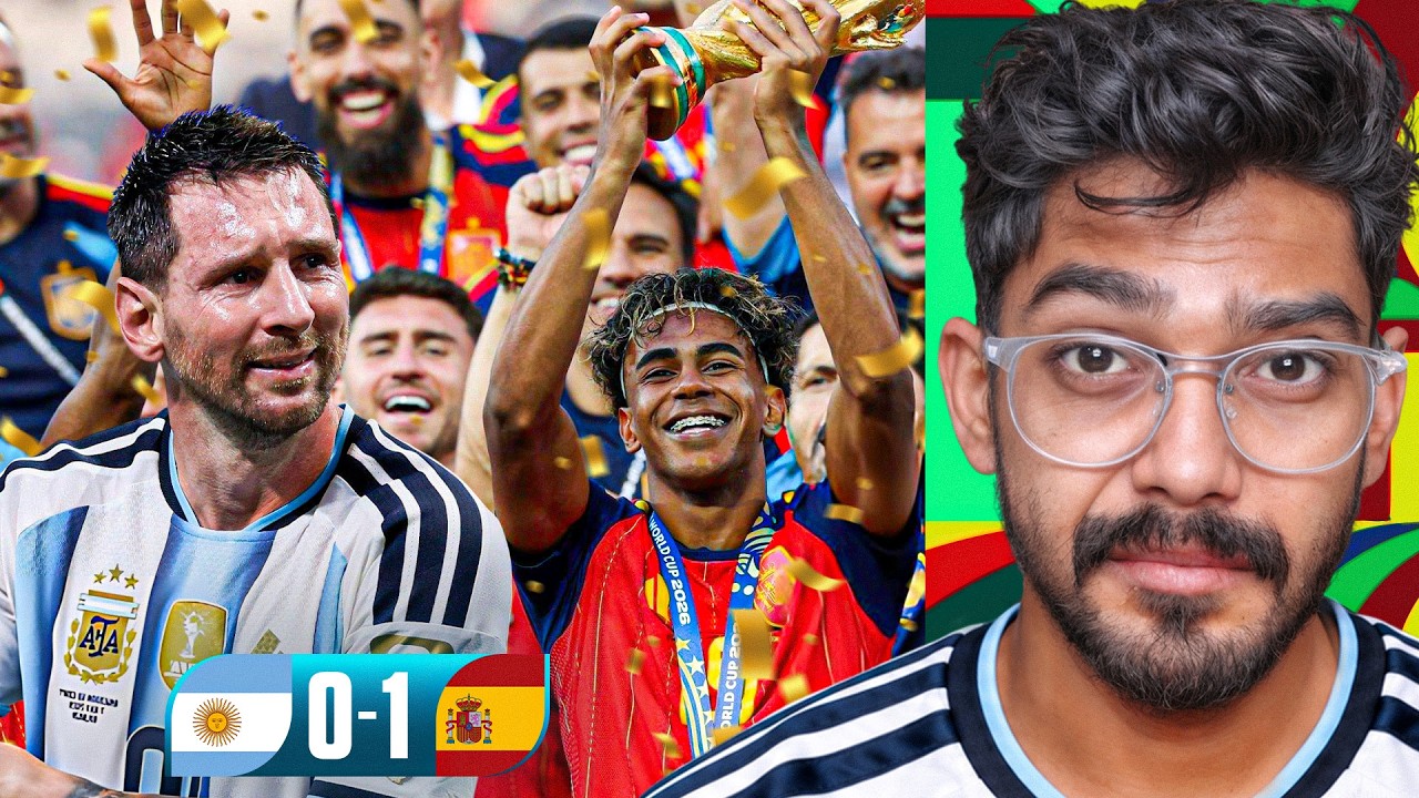 Argentina vs Spain FINAL was HEARTBREAKING... (Argentina vs Spain 0-1 Review)