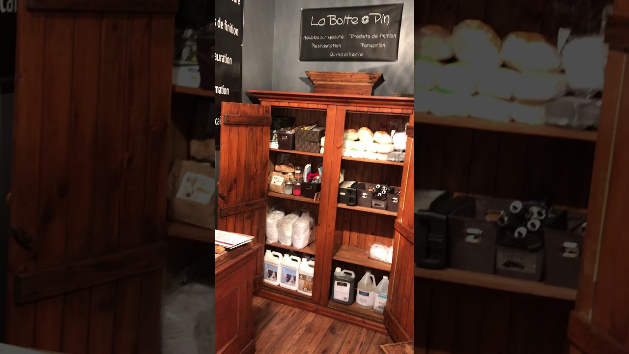 Produits de Finition pour le bois &agrave; La Boite &agrave; Pin Mont Temblant