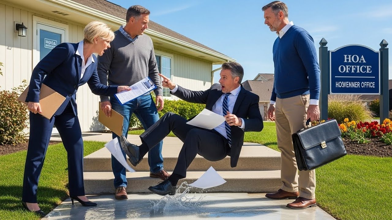 HOA Fined Me For Ice On My Walkway, Then Their Lawyer Slipped On Their Own Icy Steps