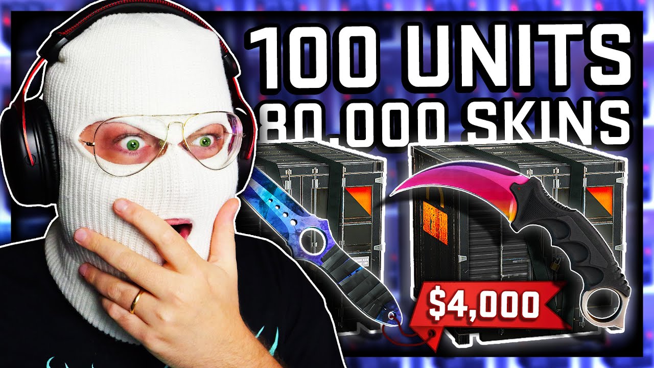 EXPLORING MY FORGOTTEN STORAGE UNITS (80,000 SKINS)