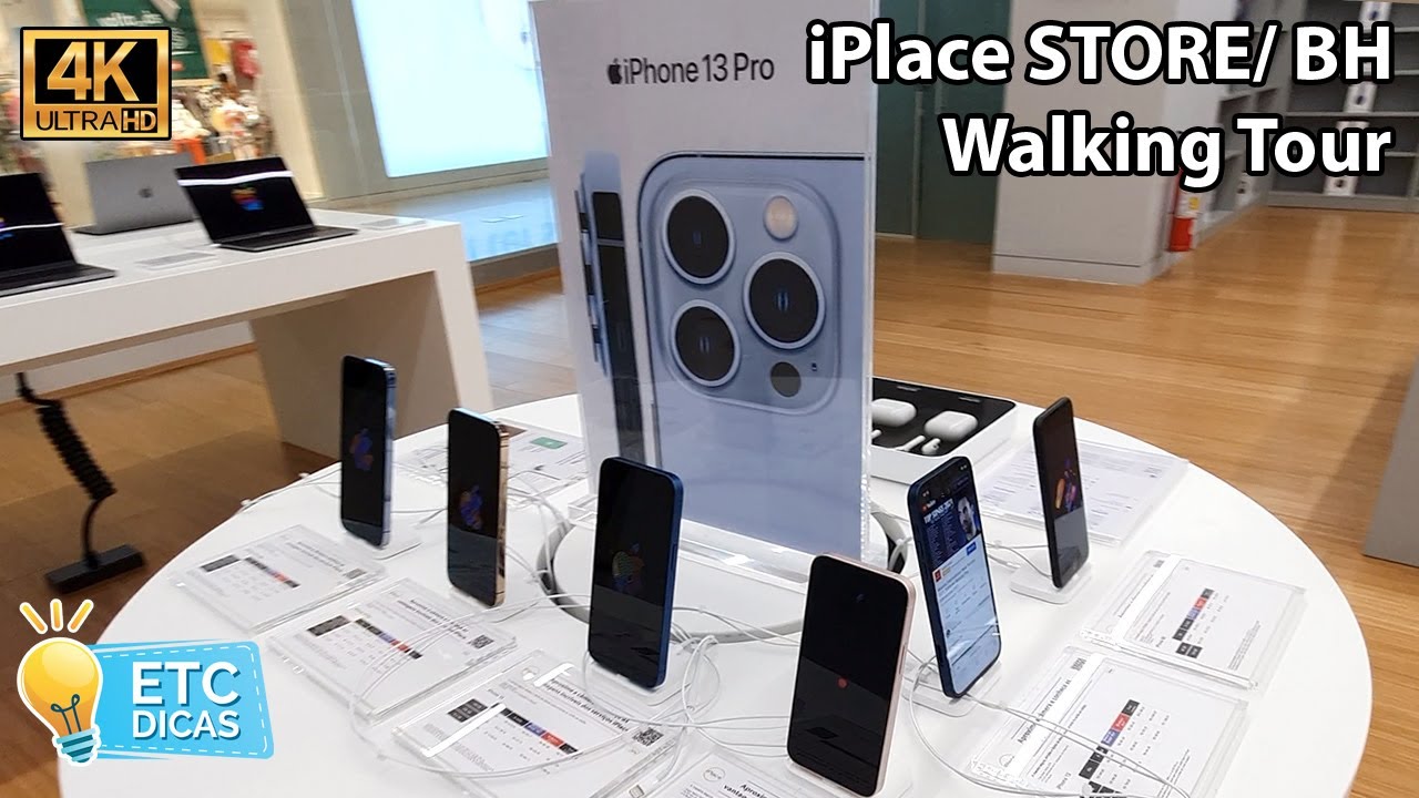 Walking Tour - iPlace (Apple APR) Store - Belo Horizonte, Brasil 2022 | ETC Dicas