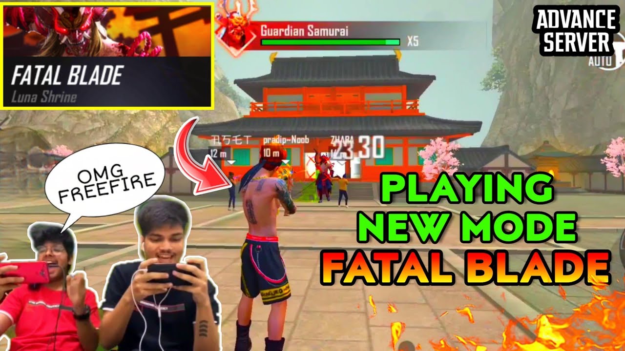 Free Fire || Playing New Fatal Blade Mode ||Best Action Mode Ever || Live Reaction