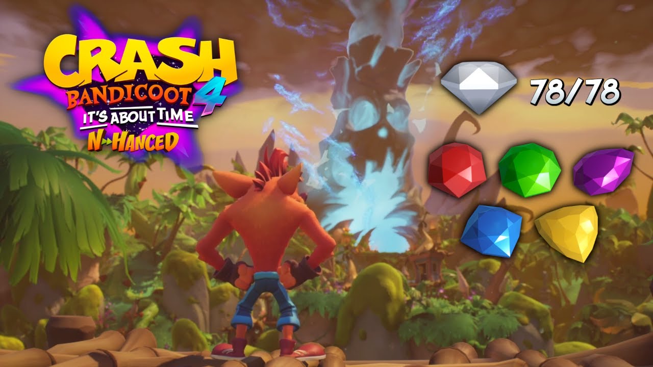 Crash Bandicoot 4 N. Hanced (Mod) - 100% walkthrough (All gems)