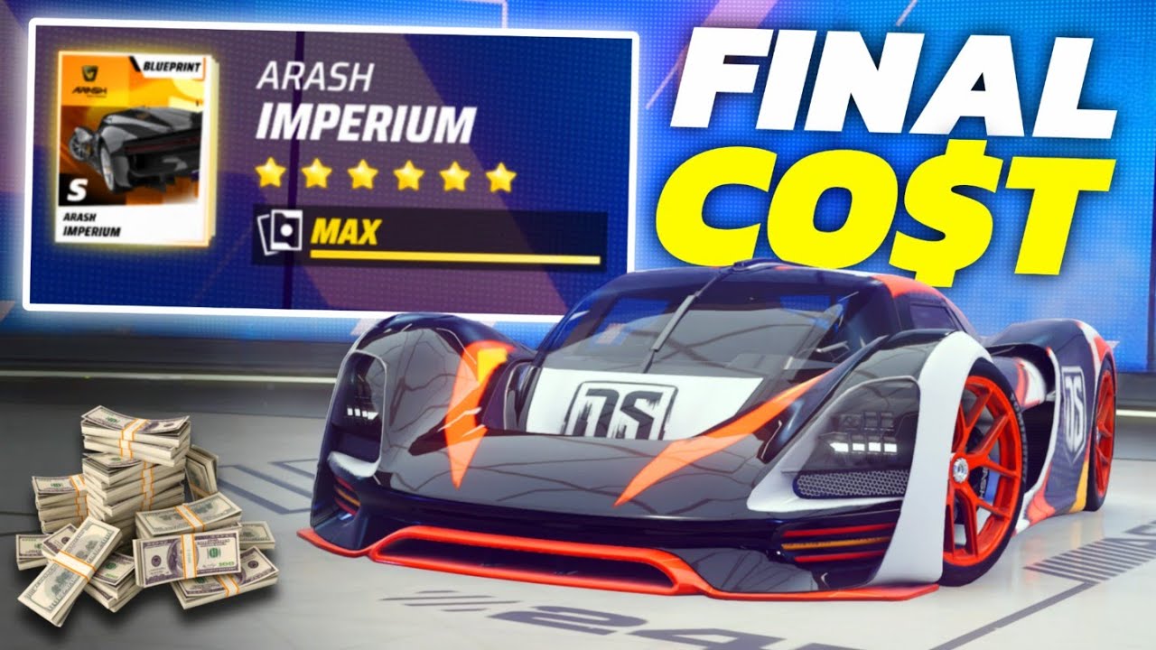 How Much Money Did I Spend to Unlock my Arash Imperium? Asphalt Legends Syndicate Breakdown