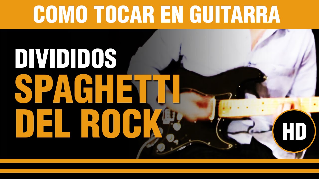 Como Tocar Spaghetti del rock de Divididos en guitarra SOLO TUTORIAL