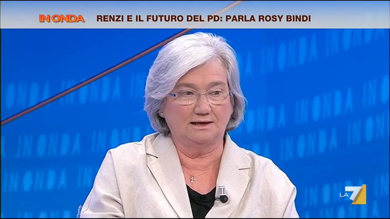 Rosy Bindi sul voto al referendum: 'Non ho ancora deciso'