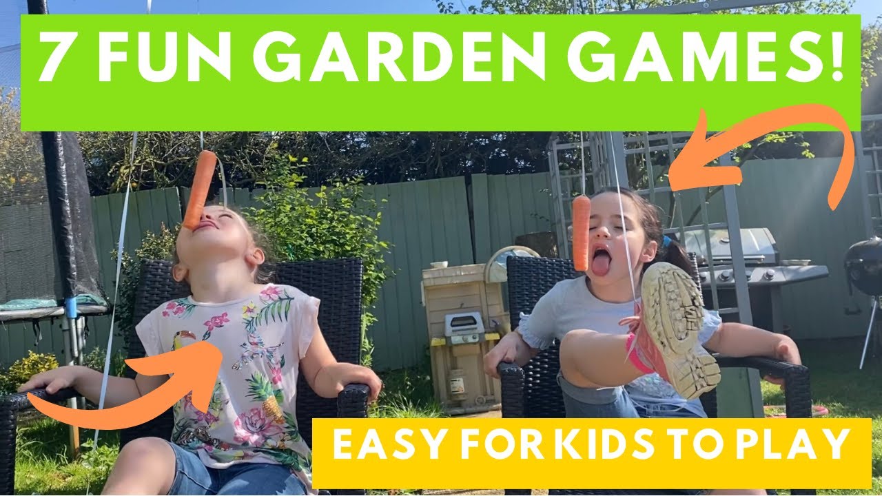 7 FUN GARDEN GAMES!!