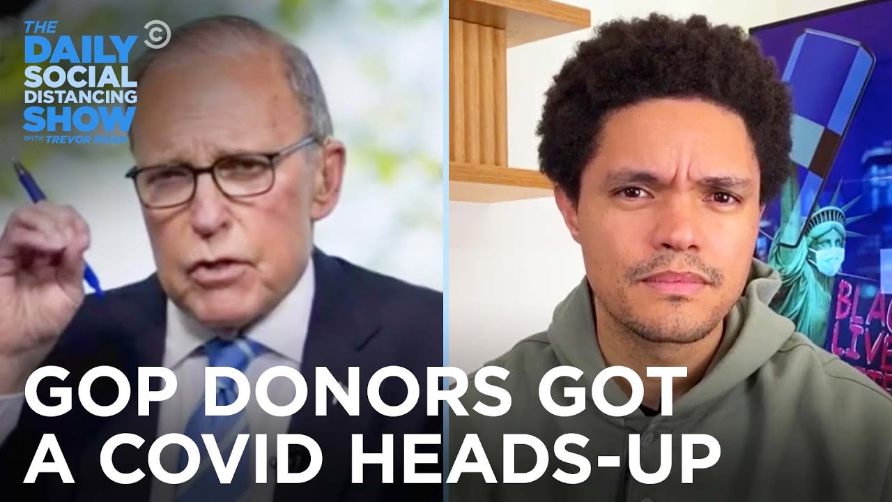 Did Trump&rsquo;s Rich Friends Get a Heads-Up About Coronavirus? | The Daily Social Distancing Show