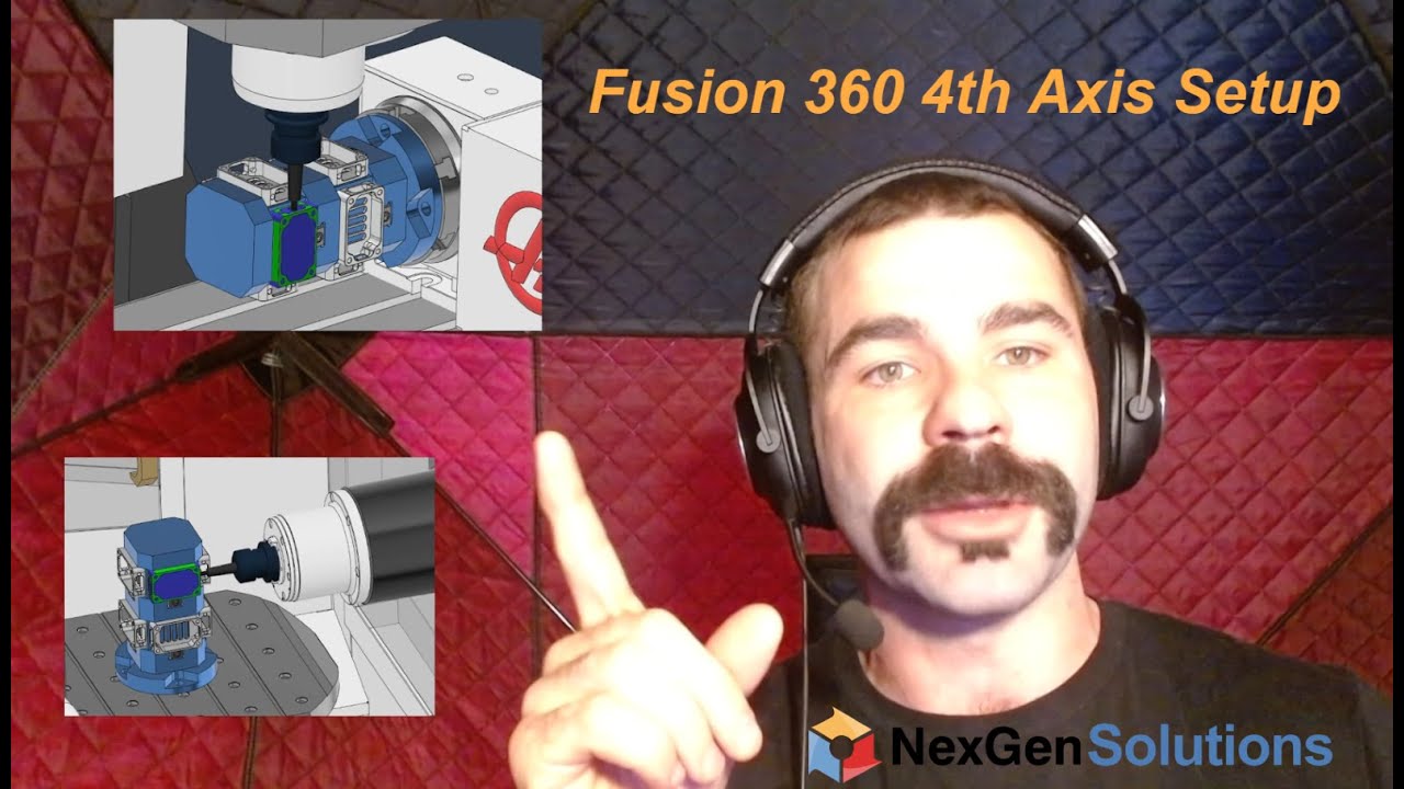 Fusion Friday (ep102): May the 4th axis be with you. How to setup Fusion 360 for 4th axis work.