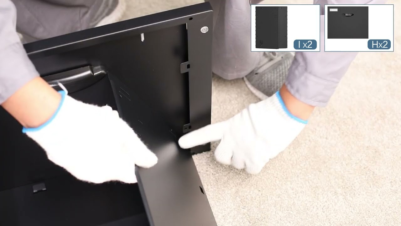 2 Drawer Vertical File Cabinet with Lock | Installation Guide