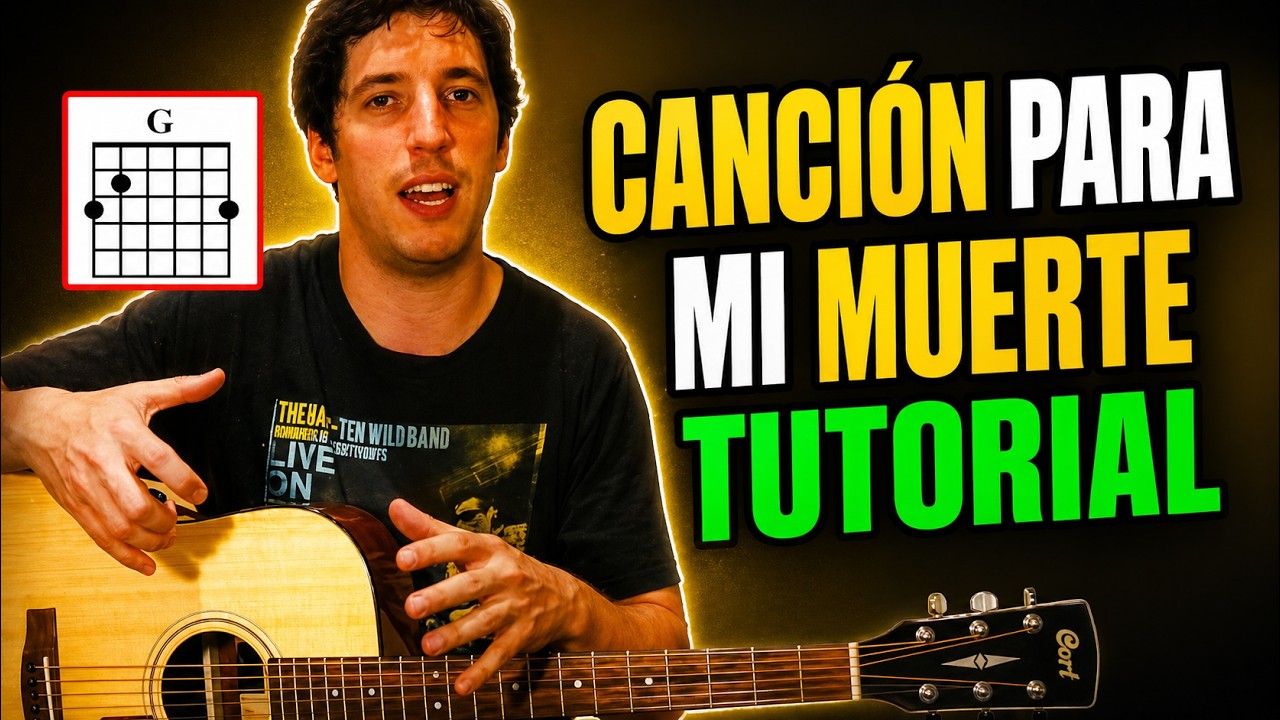 Aprende a Tocar CANCIÓN PARA MI MUERTE (Sui Generis) | Tutorial Guitarra FÁCIL | Acordes y Rasgueo
