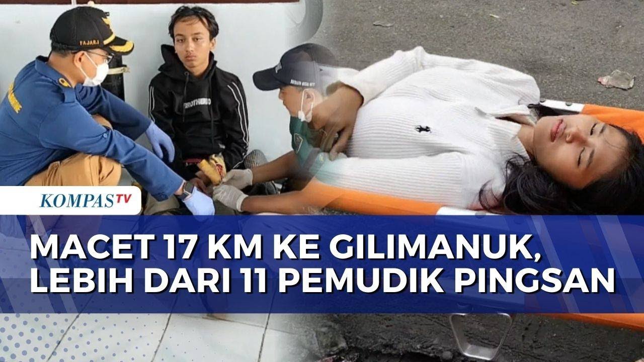 Macet Sepanjang 17 Km ke Pelabuhan Gilimanuk, Lebih dari 11 Pemudik Sakit dan Pingsan!