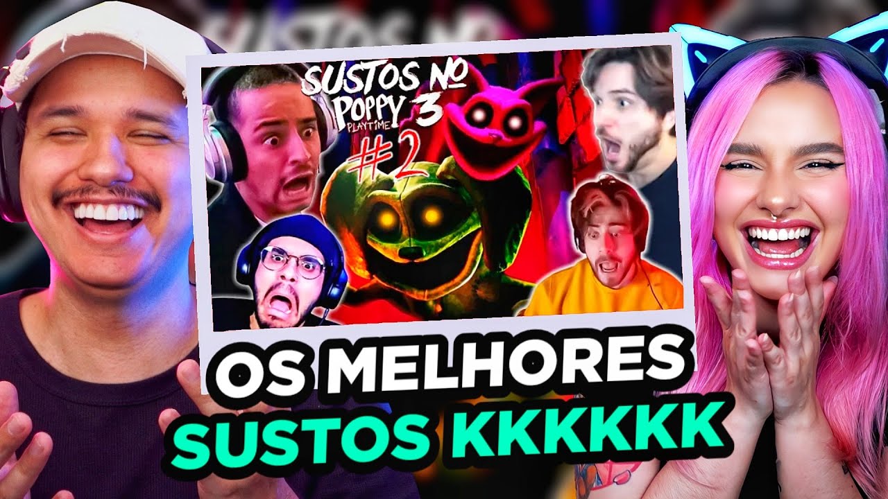 quase foi de F KKKKK SUSTOS dos STREAMERS em Poppy Play Time 3! | React Maiquizin