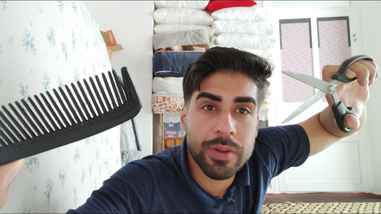 ASMR Fake Hair Cut ( Spray Sound, Shoulder Sounds, Gentle Tapping )