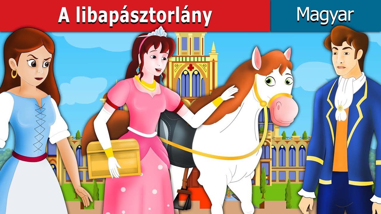 A libapásztorlány | Goose Girl in Hungarian |@HungarianFairyTales