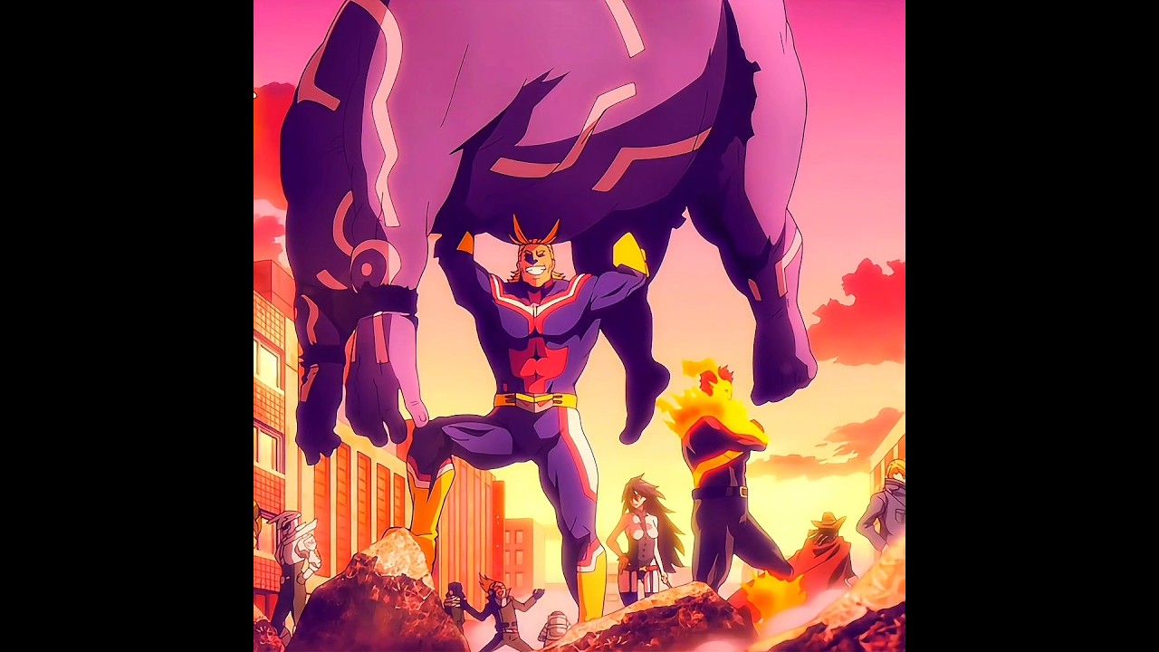 All Might & Endeavor vs Monsters 😱🔥 | My Hero Academia Vigilantes #myheroacademia #edit  #mha #anime
