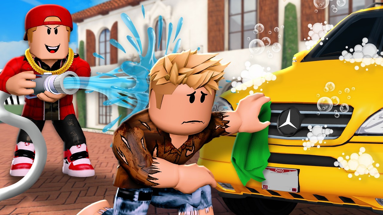 Growing Up POOR In A RICH Family! (A Roblox Movie)