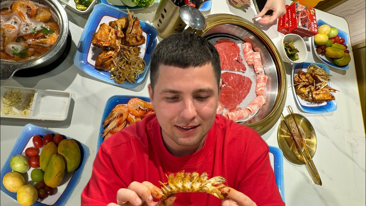 12$ ВСЕ ВКЛЮЧЕНО.  ЛУЧШЕЕ ЗАВЕДЕНИЕ В ДАДУНХАЕ. МОРЕПРОДУКТЫ, МЯСО, НАПИТКИ, СЛАДОСТИ. ТЦ АНАНАС 🍍