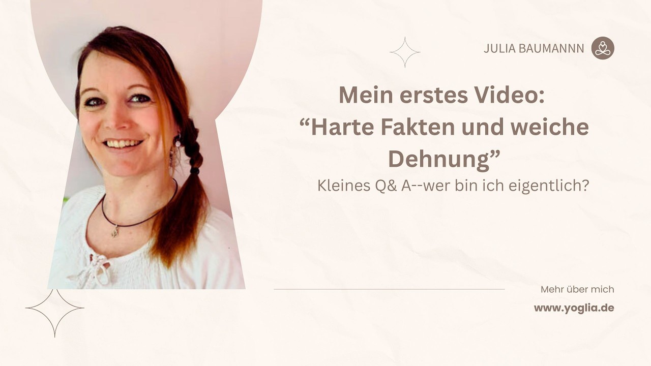Lerne mich kennen: Yoga-Talk & Entspannung für dich!