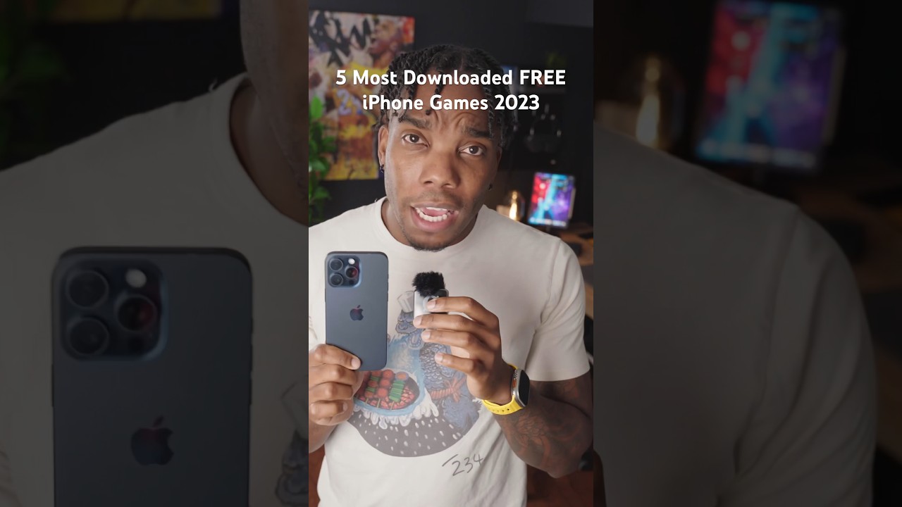 Топ-5 самых скачиваемых игр для iPhone 2023 года #iphone #mobilegaming