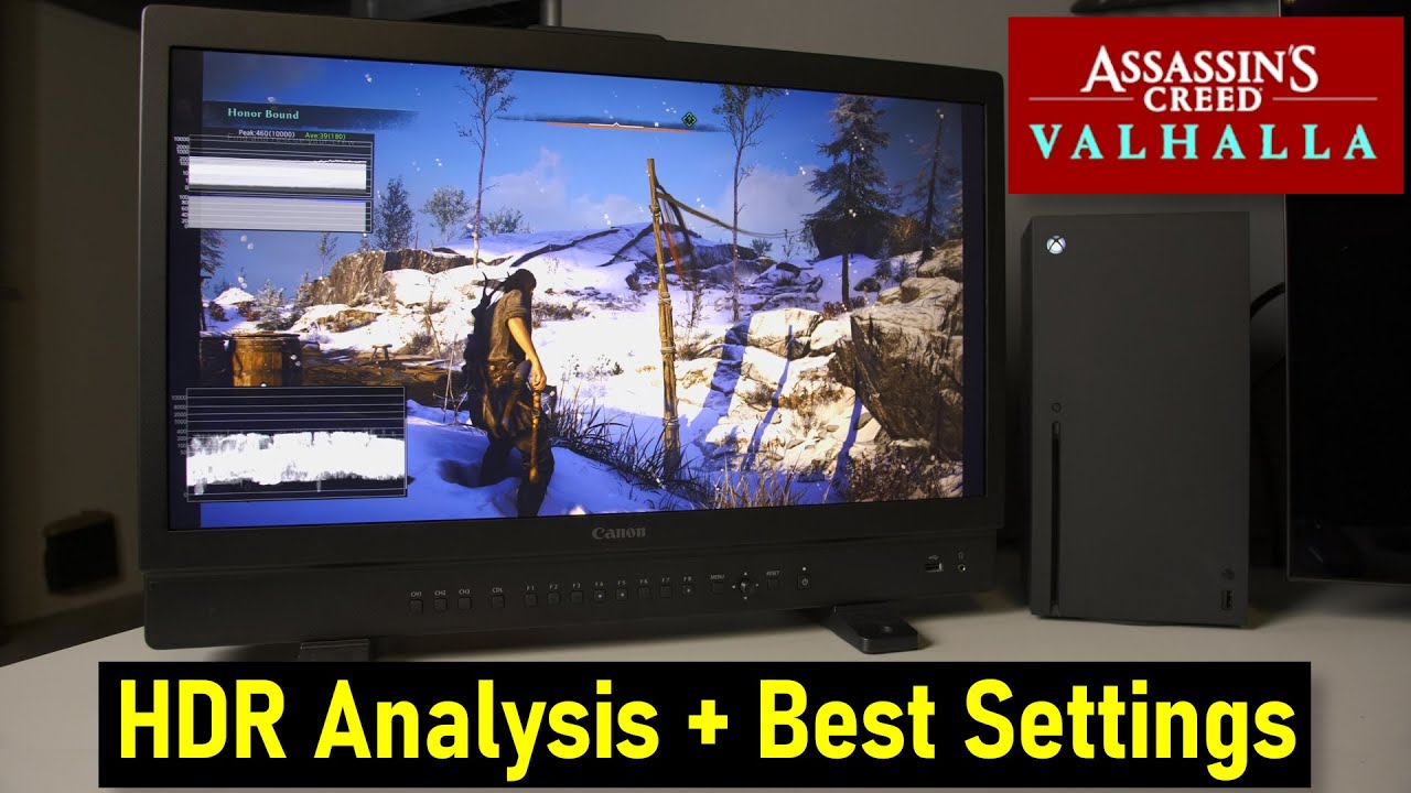Assassin's Creed Valhalla HDR Analysis on Xbox Series X + Best Settings