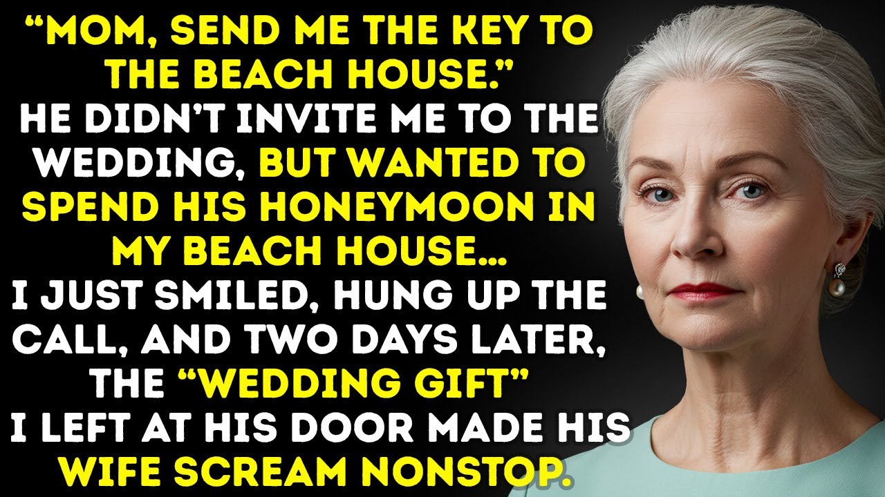 My Son Got Married and Didn’t Invite Me — But He Wanted My House Keys for His Honeymoon, So I...