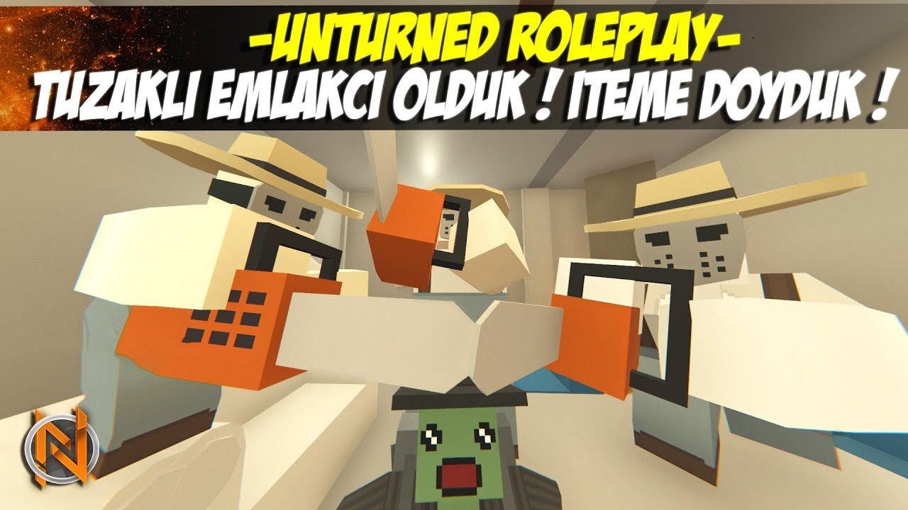 TUZAKLI EMLAKÇI OLDUK! (EVE GİREN ÖLDÜ!) UNTURNED ROLEPLAY #164