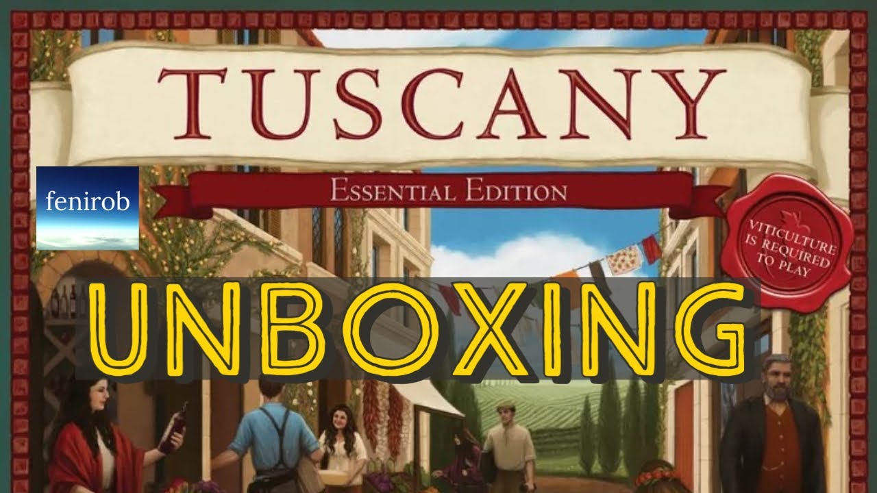 Viticulture Board Game | Tuscany | Essential Edition | Unboxing (No Talking)